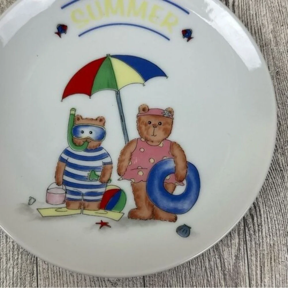 Lot Of 4 Four Seasons Bear Family 6.5